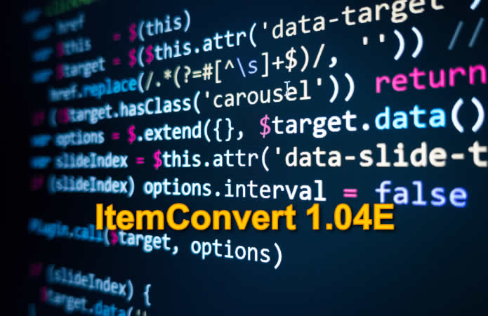 ItemConvert 1.04E