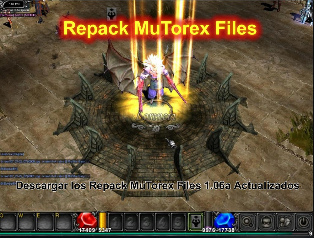 Descargar los Repack MuTorex Files 1.06a Actualizados