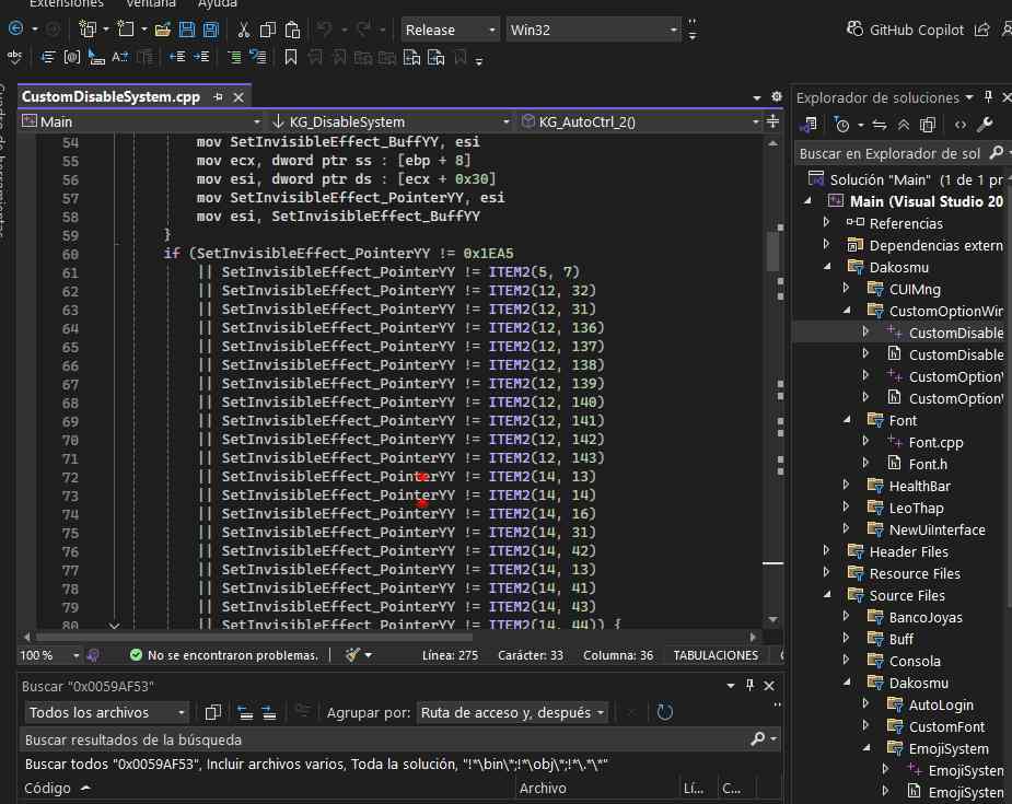 Custom Disable System en un SSEMU - MUEMU