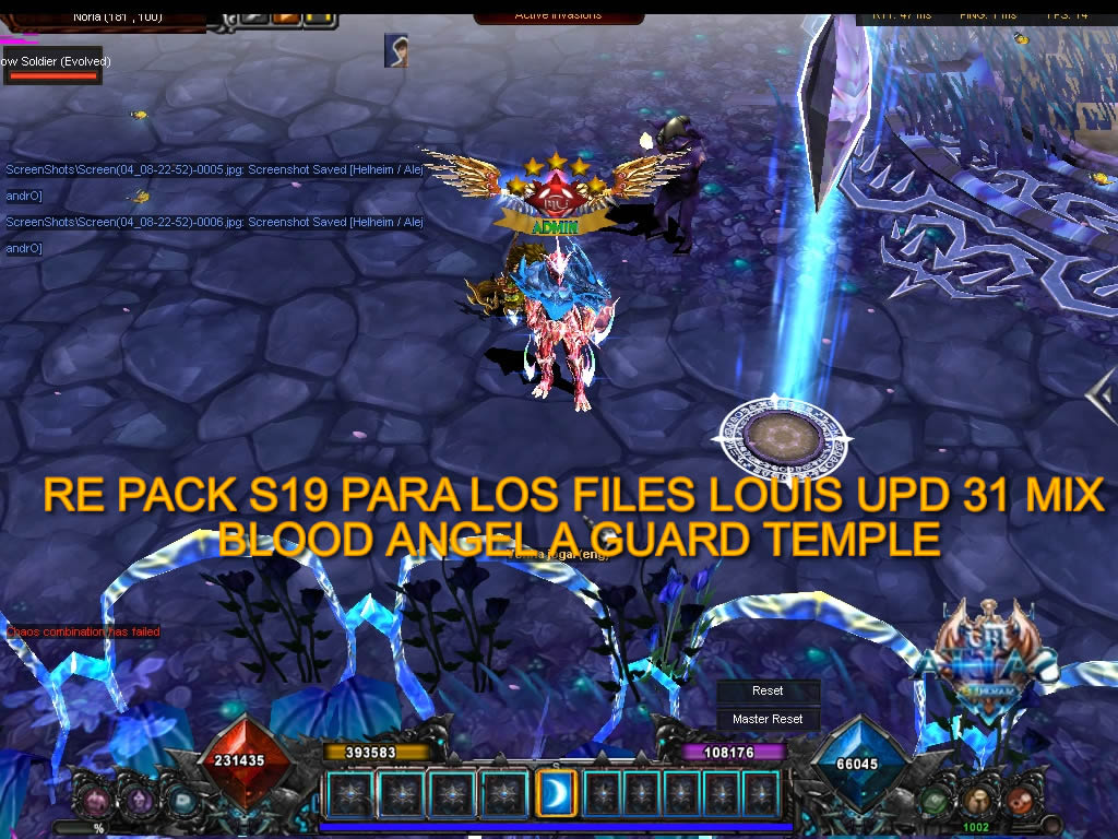 RE PACK S19 PARA LOS FILES LOUIS UPD 31 MIX BLOOD ANGEL A GUARD TEMPLE